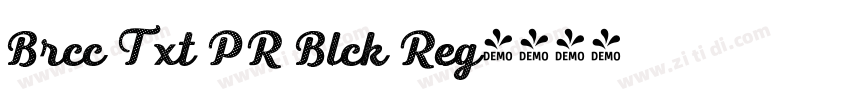 Brcc Txt PR Blck Reg字体转换 Brcc Txt PR Blck Reg字体转换